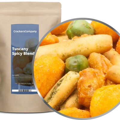 Snack alle spezie mediterranee, Tuscany Spicy Blend PU con 8 pezzi. u. Contenuto 350 g per pezzo.