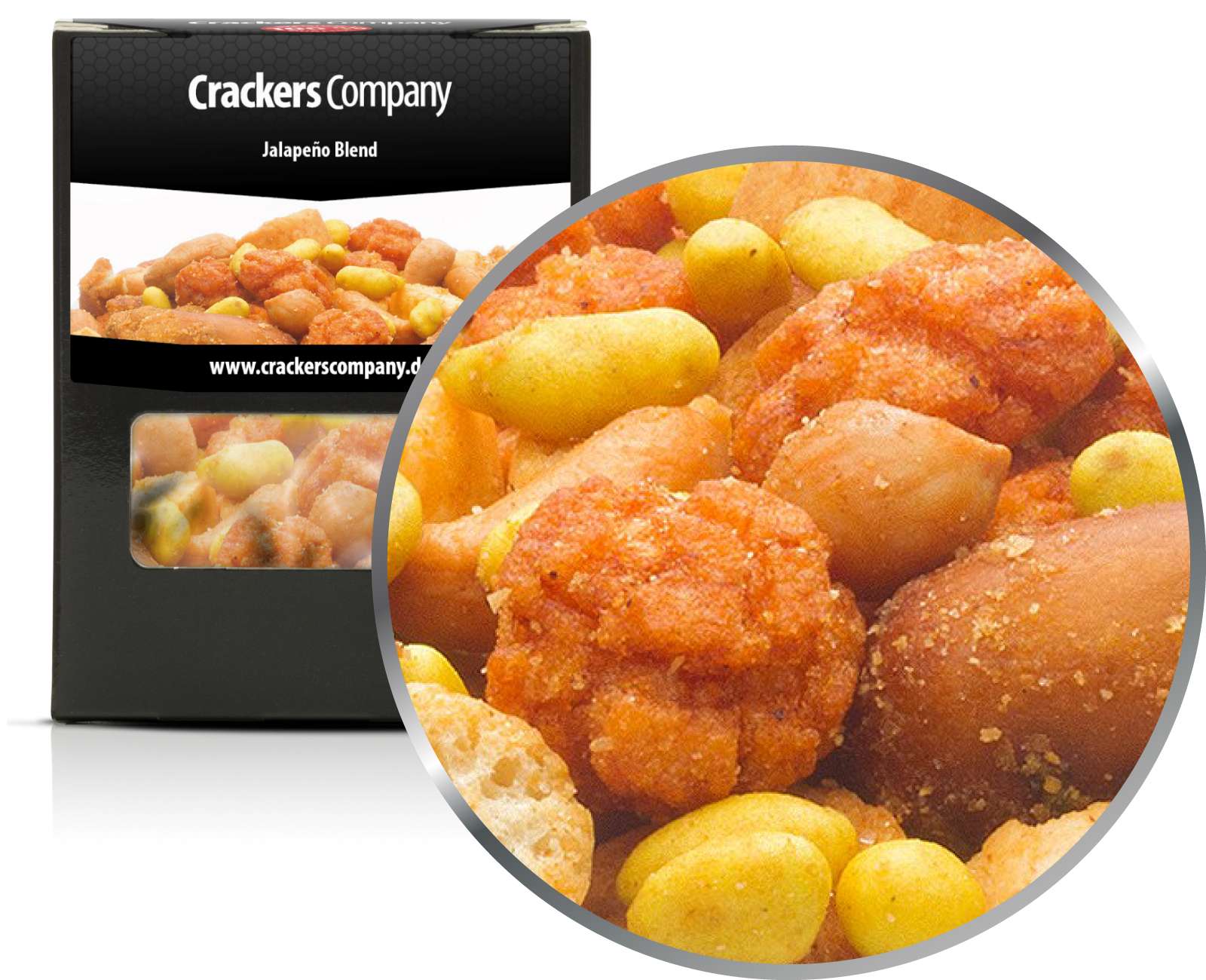 Scharfe Jalapeno Snackmischung, Jalapeño Blend VPE mit 32 Stk. u. 50g Inhalt je Stk.