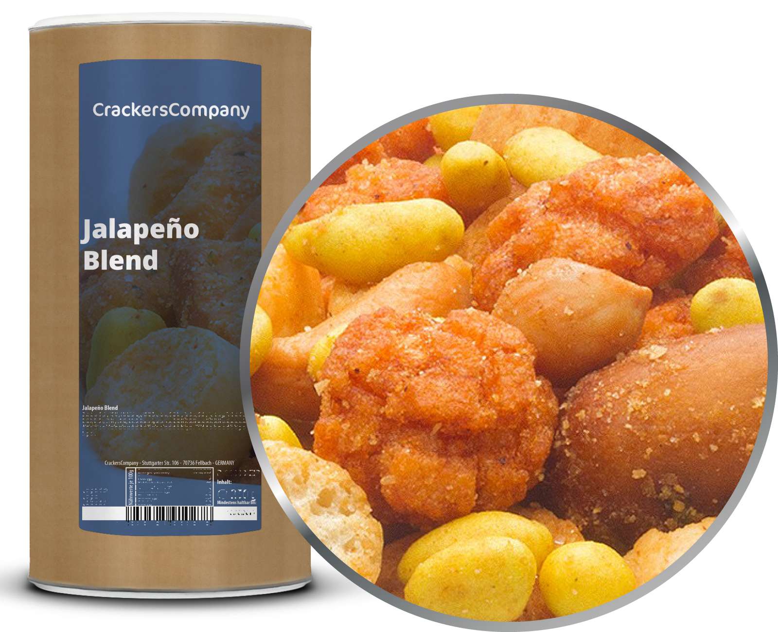 Scharfe Jalapeno Snackmischung, Jalapeño Blend VPE mit 9 Stk. u. 450g Inhalt je Stk.