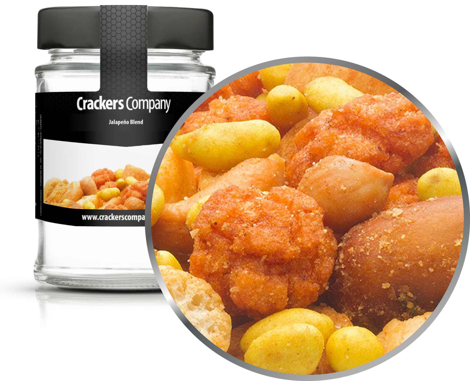 Scharfe Jalapeno Snackmischung, Jalapeño Blend VPE mit 45 Stk. u. 50g Inhalt je Stk.