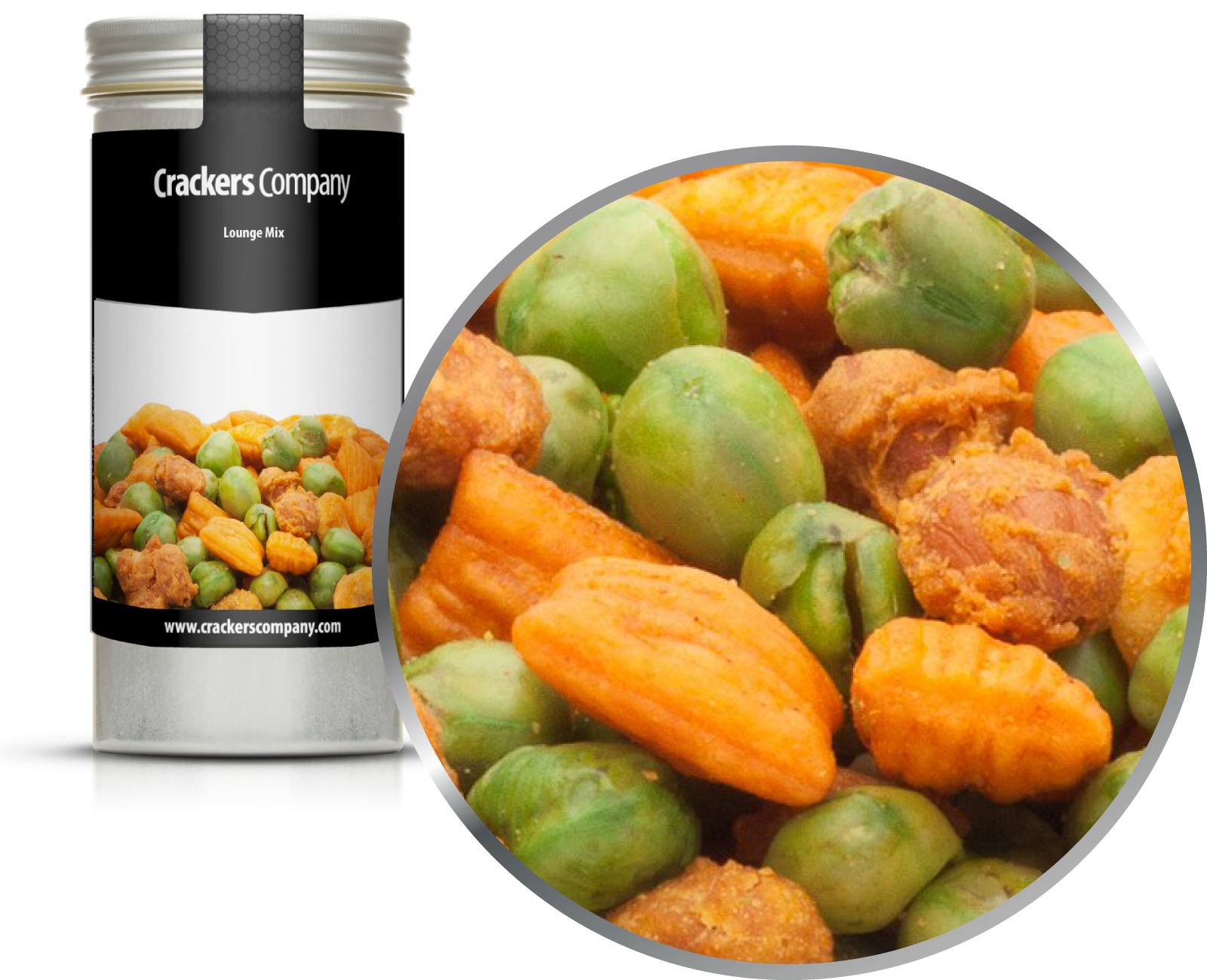 Snack ai piselli, lounge mix PU con 40 pezzi. u. Contenuto 55 g per pezzo.