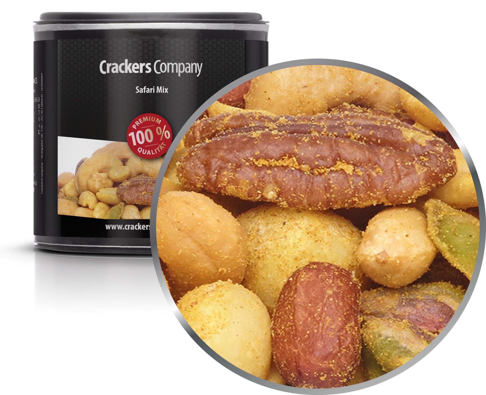 Mix di noci al curry, Safari Mix PU con 36 pezzi. u. Contenuto 80 g per pezzo.