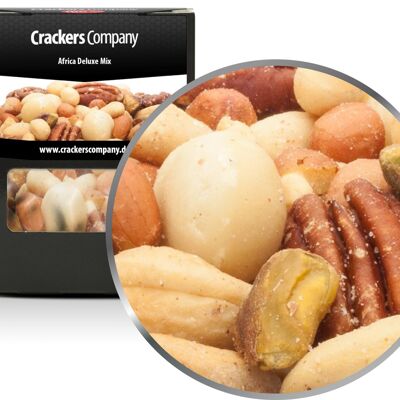 Mix di noci pregiate africane, Africa Deluxe Mix PU con 32 pezzi. u. Contenuto 80 g per pezzo.