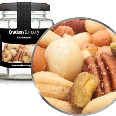 Mix di noci pregiate africane, Africa Deluxe Mix PU con 25 pezzi. u. Contenuto 80 g per pezzo.