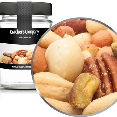 Mix di noci pregiate africane, Africa Deluxe Mix PU con 45 pezzi. u. Contenuto 80 g per pezzo.