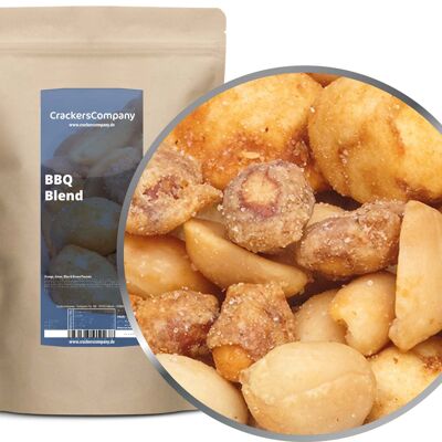 Mélange d'arachides BBQ, mélange BBQ PU avec 8 pièces. toi. Contenu de 450 g par pièce.