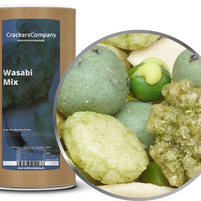 Crackers de riz au wasabi, Wasabi Mix PU avec 9 pièces. toi. Contenu de 300 g par pièce.