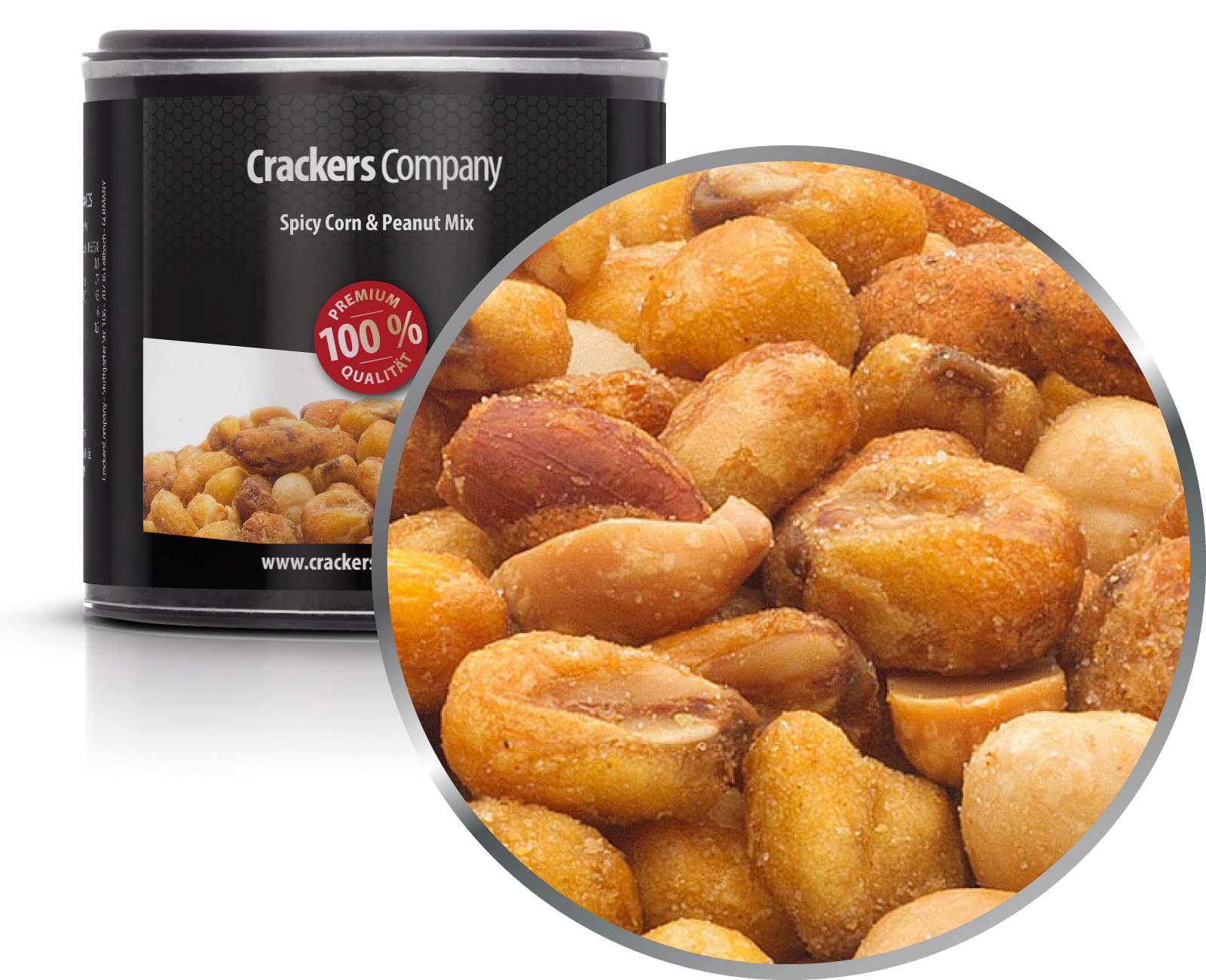 Würzige Mais-Erdnussmischung, Spicy Corn & Peanut Mix VPE mit 36 Stk. u. 70g Inhalt je Stk