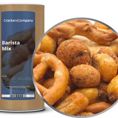 Peanut-corn-salted pretzel mix, Barista Mix VPE with 9 pcs. and 450g content per piece