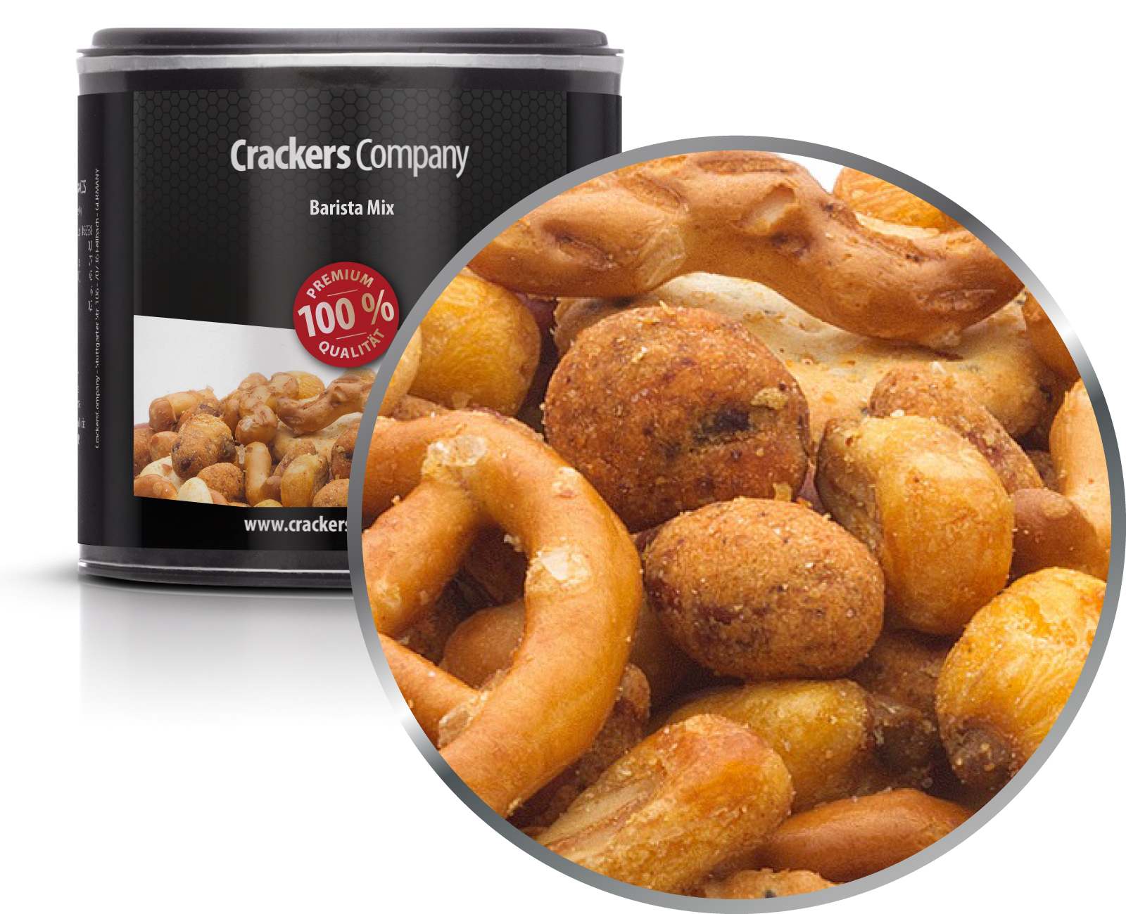 Erdnuss-Mais-Salzbrezel Mix, Barista Mix VPE mit 36 Stk. u. 50g Inhalt je Stk.