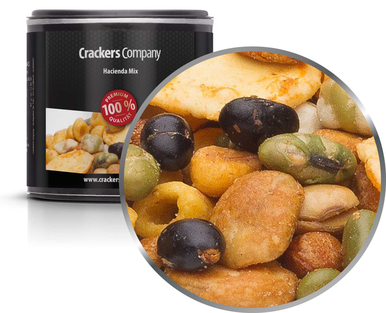 Mélange de collations fortes, Hacienda Mix PU avec 36 pièces. toi. Contenu de 50 g par pièce.