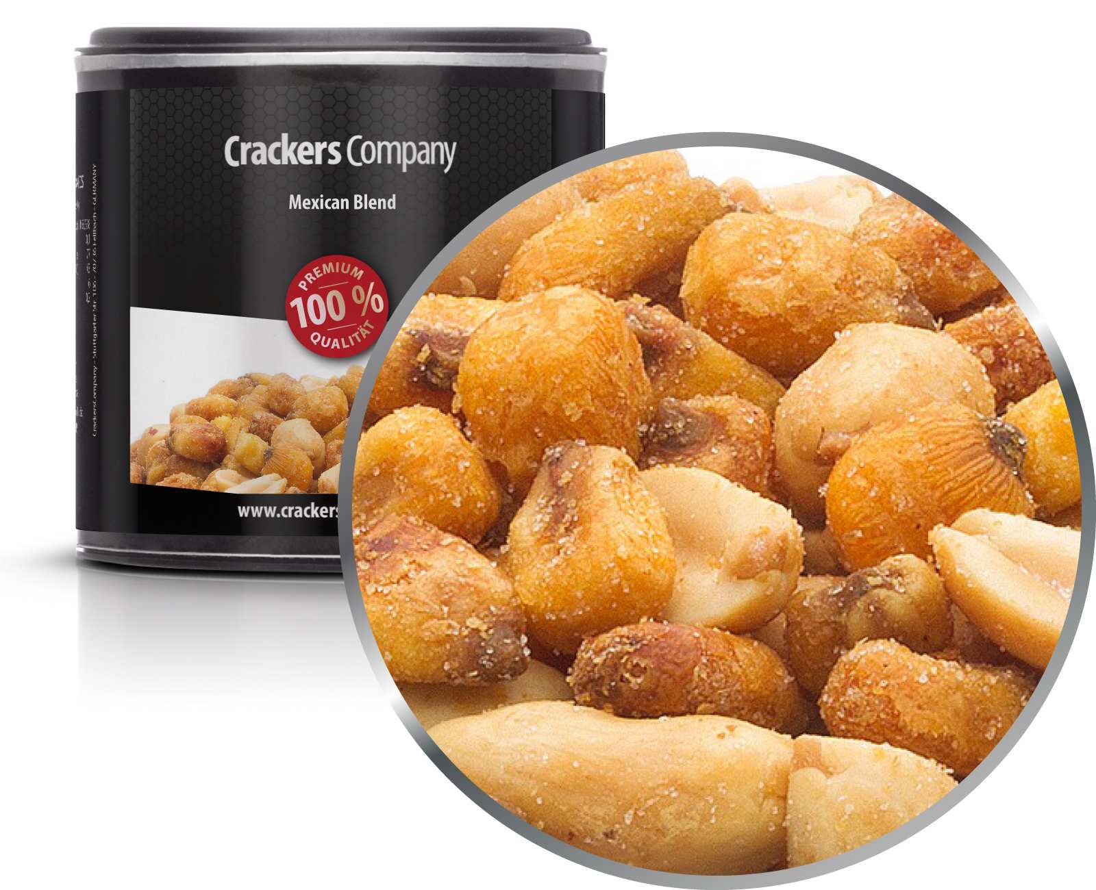 Snack cacahuètes et maïs, mélange mexicain PU de 36 pièces. toi. Contenu de 70 g par pièce.