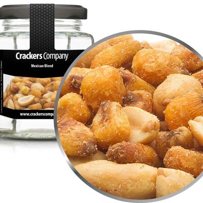 Snack cacahuètes et maïs, mélange mexicain PU de 25 pièces. toi. Contenu de 70 g par pièce.