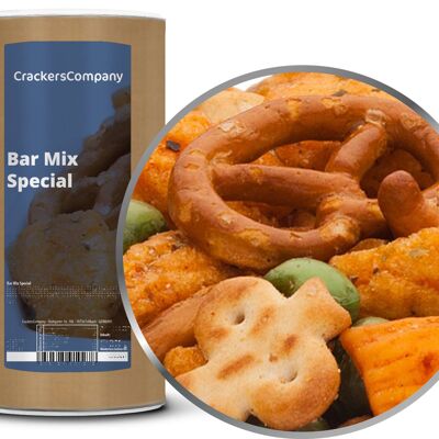 Mélange de crackers de riz pour biscuits salés, Bar Mix Special PU de 9 pièces. toi. Contenu de 300 g par pièce.
