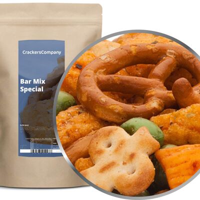 Mélange de crackers de riz pour biscuits salés, Bar Mix Special PU de 8 pièces. toi. Contenu de 200 g par pièce.