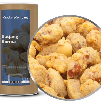 Snack au curry et aux cacahuètes, Katjang Korma PU avec 9 pièces. toi. Contenu de 600 g par pièce.