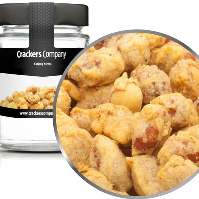 Snack de maní al curry, Katjang Korma PU con 45 piezas. Ud. Contenido de 75 g por pieza.