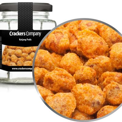 Snack picante de maní, Katjang Pedis PU con 25 piezas. Ud. Contenido de 75 g por pieza.