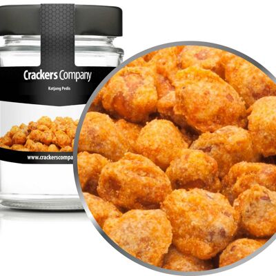 Snack piccante alle arachidi, Katjang Pedis PU con 45 pezzi. u. Contenuto 75 g per pezzo.