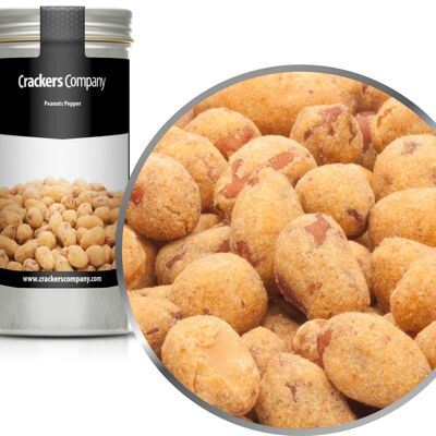 Snack al peperoncino e arachidi, Peanuts Pepper PU con 40 pezzi. u. Contenuto 95 g per pezzo.