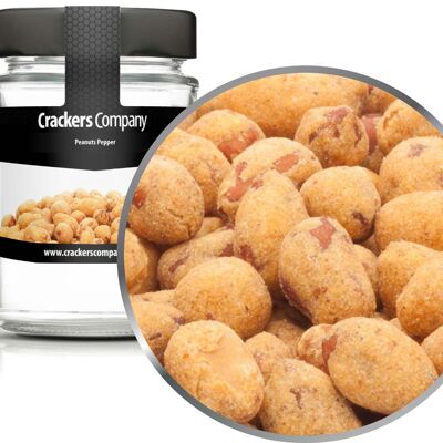 Snack al peperoncino e arachidi, Peanuts Pepper PU con 45 pezzi. u. Contenuto 95 g per pezzo.