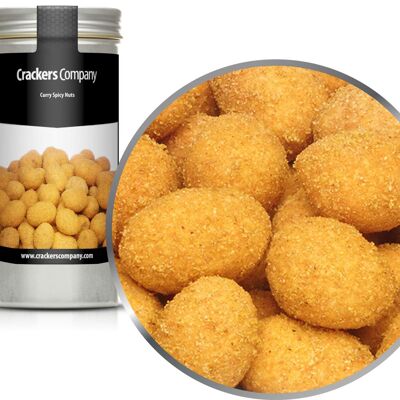 Maní al Curry Indio, Nueces Picantes al Curry PU con 40 piezas. Ud. Contenido de 80 g por pieza.