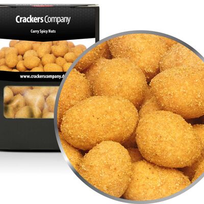 Indian Curry Peanut, Curry Spicy Nuts PU con 32 piezas. Ud. Contenido de 80 g por pieza.