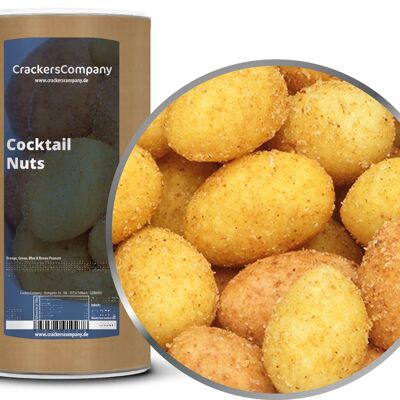 Maní recubierto de trigo, nueces de cóctel, paquete de 9 Ud. Contenido de 500 g por pieza.