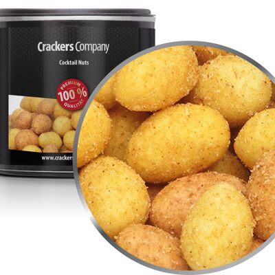 Cacahuètes enrobées de blé, noix à cocktail PU avec 36 pièces. toi. Contenu de 70 g par pièce.