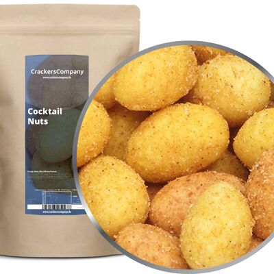 Cacahuètes enrobées de blé, noix à cocktail, paquet de 8 toi. Contenu de 350 g par pièce.