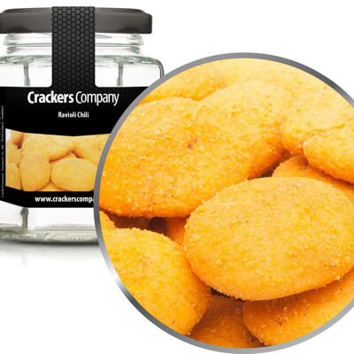 Chili Erdnuss Snack, Ravioli Chili VPE mit 25 Stk. u. 60g Inhalt je Stk.