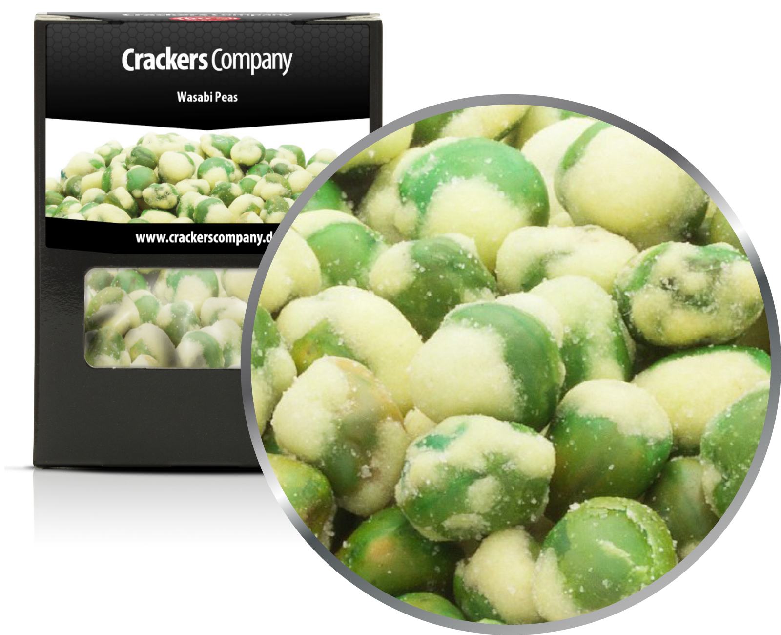 Wasabi Erbsen, Wasabi Peas VPE mit 32 Stk. u. 65g Inhalt je Stk.