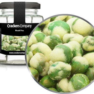 Pois Wasabi, Wasabi Peas PU avec 25 pièces. u. Contenu de 65 g par pièce.