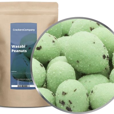 Cacahuètes Wasabi, Wasabi Peanuts PU avec 8 pièces. toi. Contenu de 400 g par pièce.