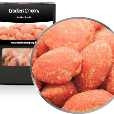 Arachidi Wasabi giapponesi, Red Hot Wasabi PU con 32 pezzi. u. Contenuto di 60 g per pezzo.