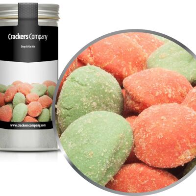 Mélange coloré wasabi-cacahuètes, stop & go mix PU avec 40 pièces. toi. Contenu de 60 g par pièce.