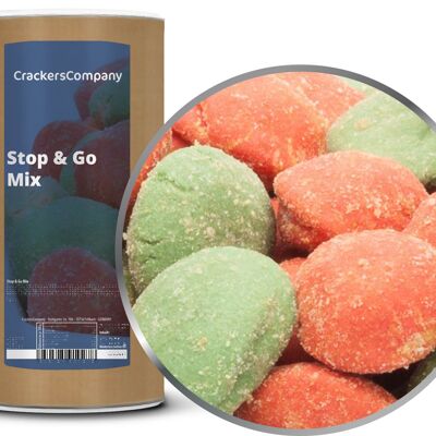 Mélange coloré wasabi-cacahuète, stop & go mix PU avec 9 pièces. toi. Contenu de 500 g par pièce.