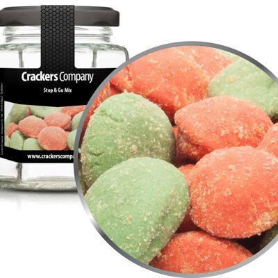 Mélange coloré wasabi-cacahuète, stop & go mix PU avec 25 pièces. toi. Contenu de 60 g par pièce.