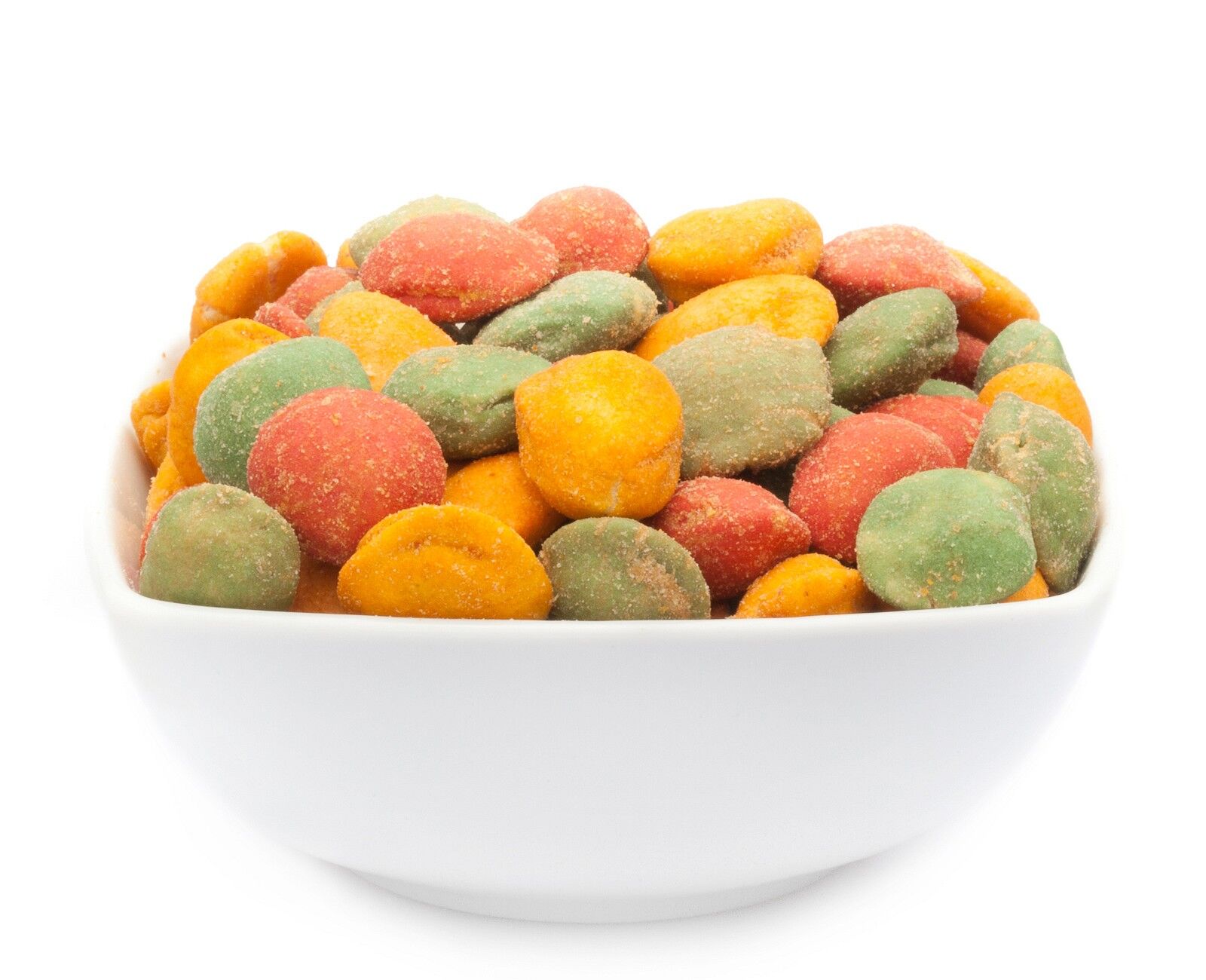 Dreifarbiger Wasabi-Chili Erdnuss Mix, Traffic Blend VPE mit 1 Stk. u. 2500g Inhalt je Stk.