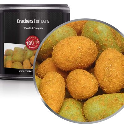 Curry-Wasabi Peanut, Wasabi & Curry Mix PU de 36 pièces. toi. Contenu de 75 g par pièce.