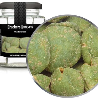 Arachidi al wasabi croccanti, Ravioli al Wasabi II PU con 25 pezzi. u. Contenuto di 60 g per pezzo.