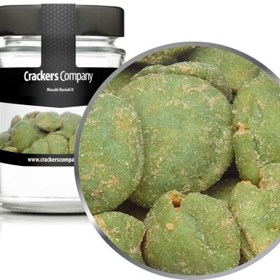 Wasabi crujiente de maní, Wasabi Ravioli II PU con 45 piezas. Ud. Contenido de 60 g por pieza.