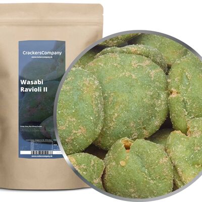 Wasabi crujiente de maní, Wasabi Ravioli II PU con 8 piezas. Ud. Contenido de 350 g por pieza.