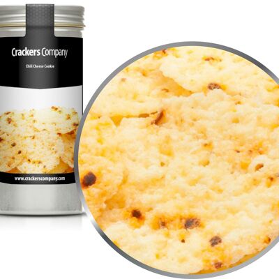 Snack al peperoncino Gouda, biscotto al formaggio al peperoncino PU con 40 pezzi. u. Contenuto di 30 g per pezzo.