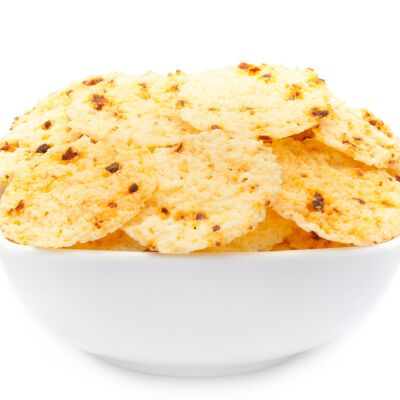Chili Gouda Snack, Chili Cheese Cookie PU avec 1 pièce. toi. Contenu de 750 g par pièce.