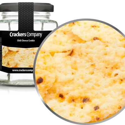 Chili Gouda Snack, Chili Cheese Cookie PU avec 25 pièces. toi. Contenu de 30 g par pièce.