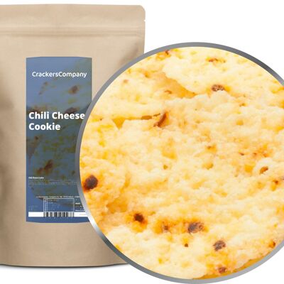 Snack al peperoncino Gouda, biscotto al formaggio e peperoncino PU con 8 pezzi. u. Contenuto 150 g per pezzo.