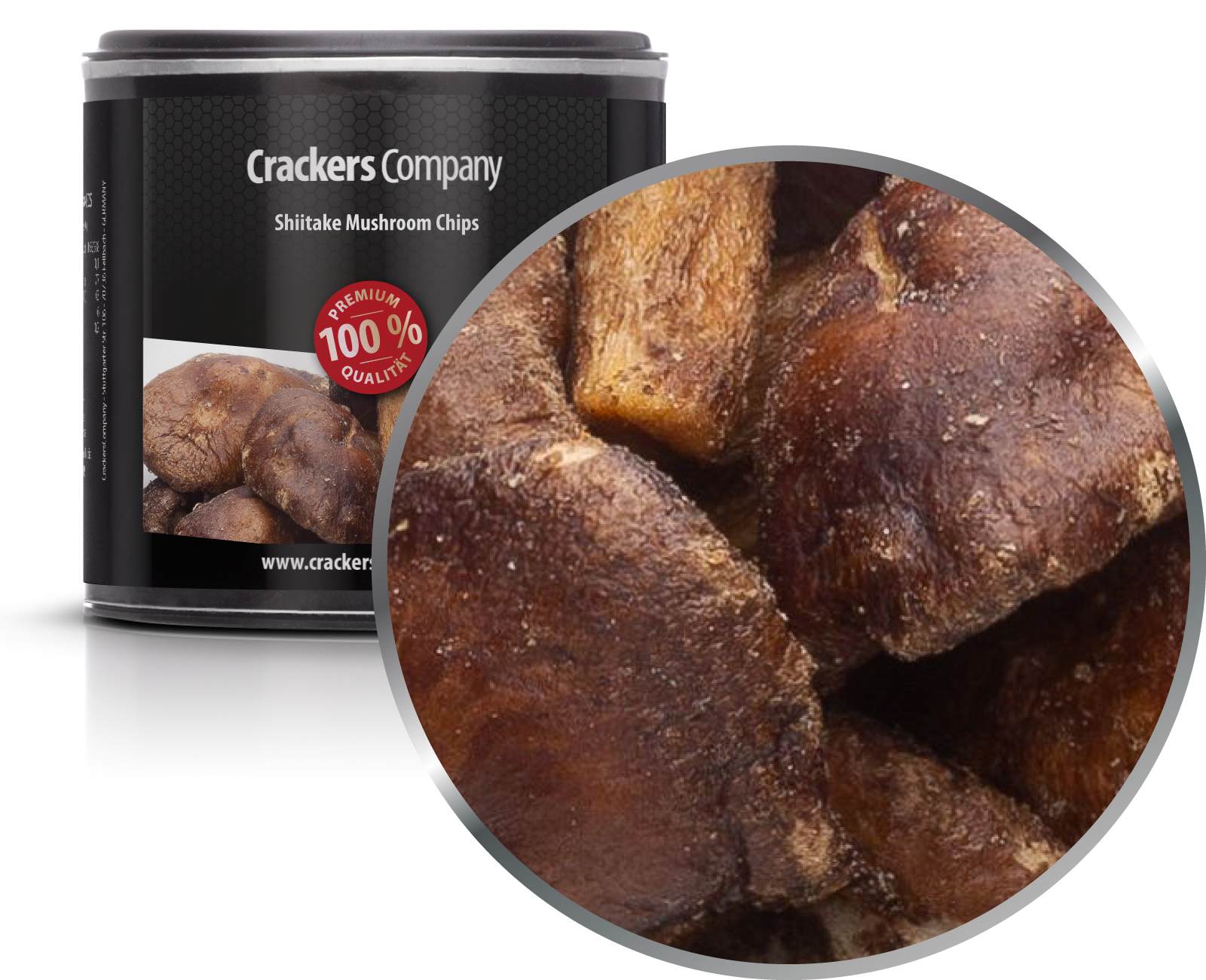 Chips de Hongos Shiitake, Chips de Hongos Shiitake PU con 36 piezas. Ud. Contenido de 30 g por pieza.