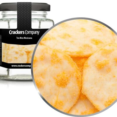 Cracker messicani di mais e peperoncino, Tex Mex Mexicana PU con 25 pezzi. u. Contenuto di 25 g per pezzo.