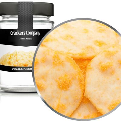 Craquelins mexicains au chili et au maïs, Tex Mex Mexicana PU de 45 pièces. toi. Contenu de 25 g par pièce.